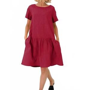 NEW LE MUSE blossom dress in cerise